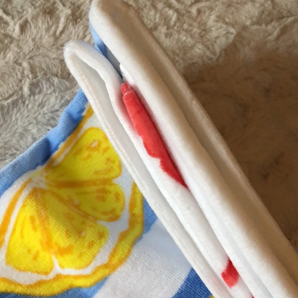 Kassafina Beach Towel - Lobster & Lemon Stripe